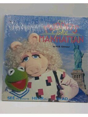 VTG Muppets Take Manhattan Record Read Along Book See Hear Read 1984 Sealed New
